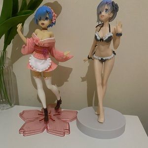 2 Rem anime figure || THIS ITEM HAS BEEN SOLD DO NOT BUY